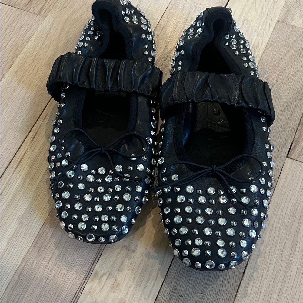 Authentic Bimba y Lola - stud embellished Ballerina Flats